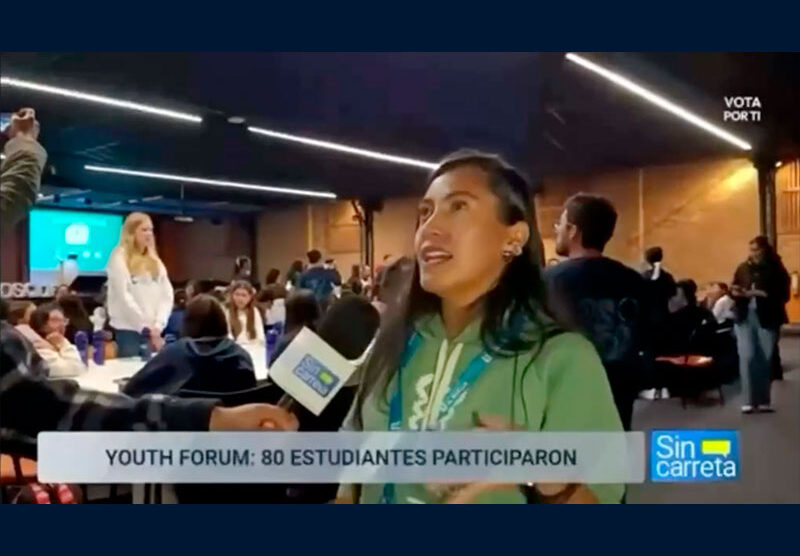 @1sincarreta también acompañó la voz de la juventud en el #youthforum2026