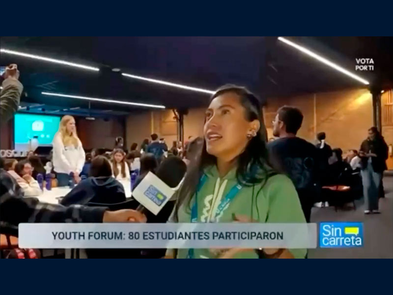 @1sincarreta también acompañó la voz de la juventud en el #youthforum2026